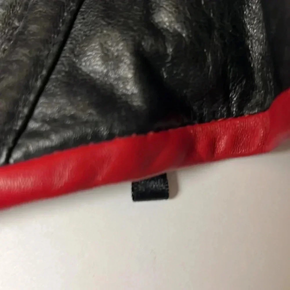 Alter Ego Black/Red Goth Renaissance Lamb Leather Lace Up Corset 34 - Picture 9 of 16